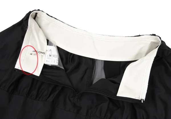 COMME des GARCONS Front See-through Line Gathered Skirt K-169723_009