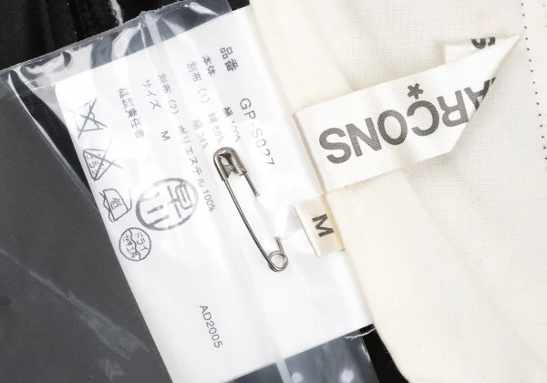 COMME des GARCONS Front See-through Line Gathered Skirt K-169723_014