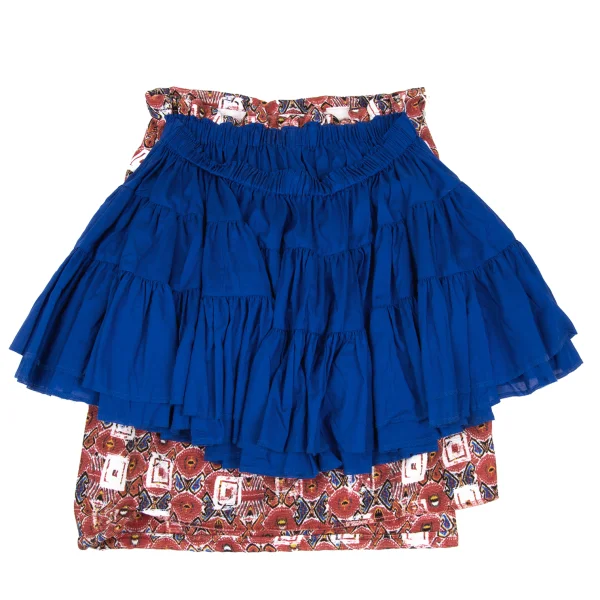 COMME des GARCONS Patterned Purse Docking Gathered Skirt K-169725_002