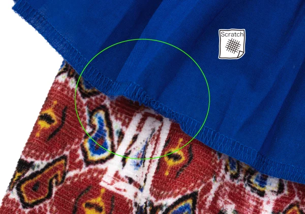 COMME des GARCONS Patterned Purse Docking Gathered Skirt K-169725_009