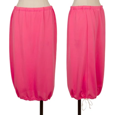 COMME des GARCONS Poly Jersey Hem Drawstring Skirt