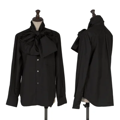 robe de chambre COMME des GARCONS Cotton Ribbon Collar Shirt
