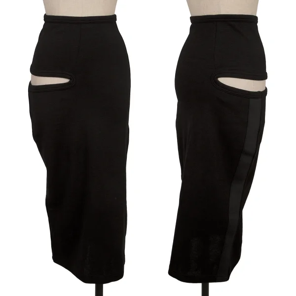 robe de chambre COMME des GARCONS Jersey Open Design Skirt Black S-M K-169739_001