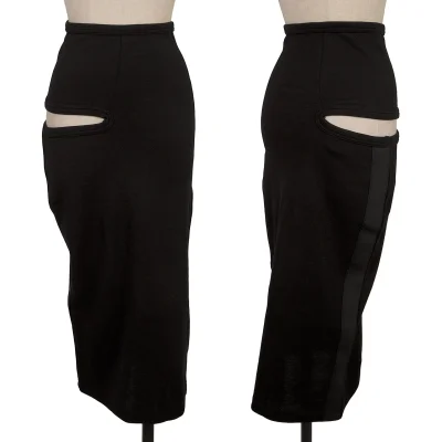 robe de chambre COMME des GARCONS Jersey Open Design Skirt