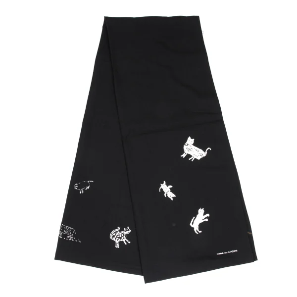 COMME des GARCONS Cat Drawing Print Stole K-169741_002