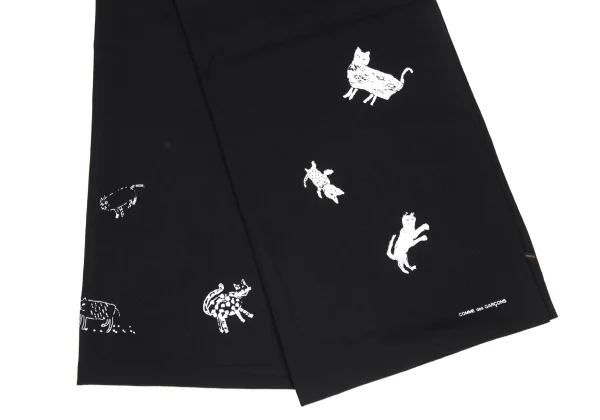 COMME des GARCONS Cat Drawing Print Stole K-169741_003