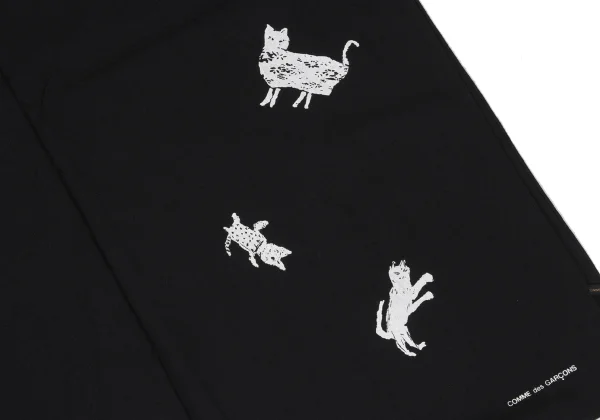 COMME des GARCONS Cat Drawing Print Stole K-169741_004