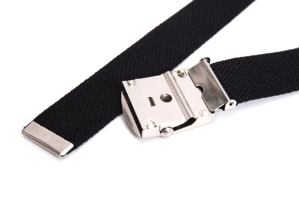 ローブドシャンブル コムデギャルソンrobe de chambre COMME des GARCONS ロゴプリントガチャベルト 黒 K-169745_006