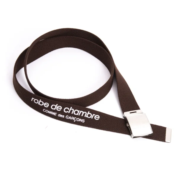 robe de chambre COMME des GARCONS Logo Printed Belt Brown  K-169748_001