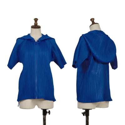 PLEATS PLEASE Outseam Short-sleeve Hooded Jacket