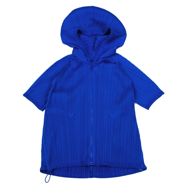 PLEATS PLEASE Outseam Short-sleeve Hooded Jacket K-169752_002