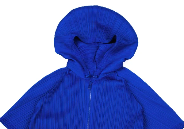 PLEATS PLEASE Outseam Short-sleeve Hooded Jacket K-169752_003