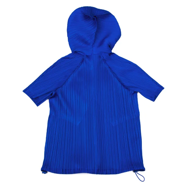 PLEATS PLEASE Outseam Short-sleeve Hooded Jacket K-169752_010