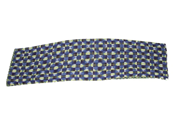 PLEATS PLEASE Geometric Print Switching Poncho K-169753_002