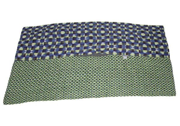 PLEATS PLEASE Geometric Print Switching Poncho K-169753_007