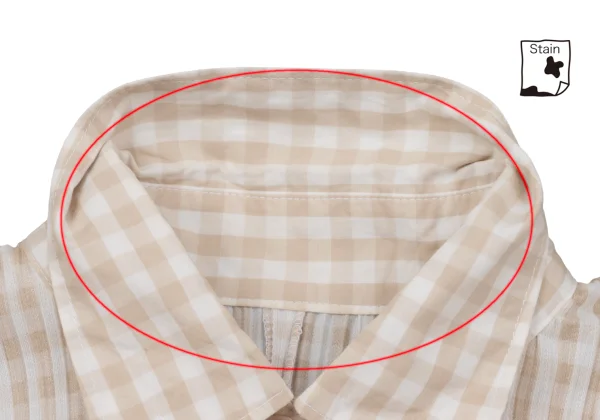 PLEATS PLEASE Checker Button-down Shirt K-169754_005