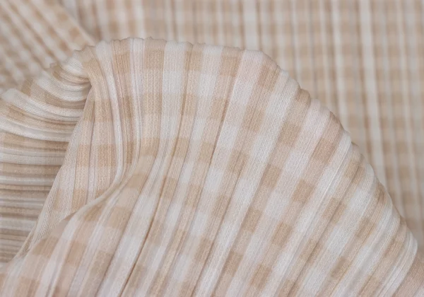 PLEATS PLEASE Checker Button-down Shirt K-169754_015