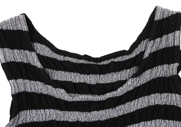 ISSEY MIYAKE me Striped Cauliflower Tank Top K-169758_004