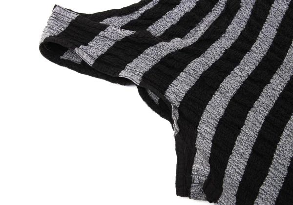 ISSEY MIYAKE me Striped Cauliflower Tank Top K-169758_005