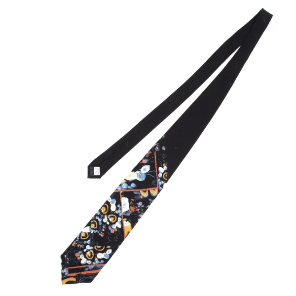 Jean Paul GAULTIER HOMME Graphic Print Silk Tie K-169761_002