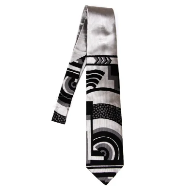 Jean Paul GAULTIER HOMME Geometric Silk Tie