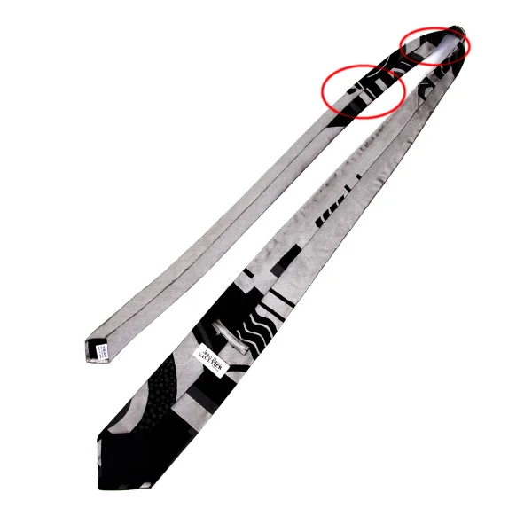 Jean Paul GAULTIER HOMME Geometric Silk Tie K-169762_004