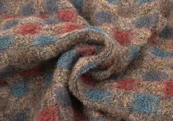 MISSONI Mohair Blended Checker Knit Sweater K-169767_013