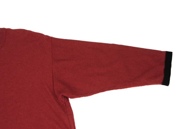 SONIA RYKIEL Anchor Patch Sailor Collar Short knit Top K-169768_006