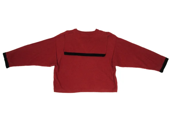 SONIA RYKIEL Anchor Patch Sailor Collar Short knit Top K-169768_010