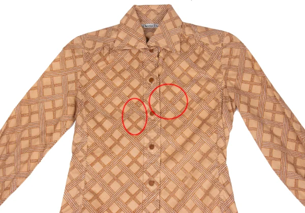 Christian Dior Bias Check Pattern Shirt K-169769_003