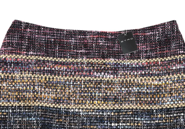 ETRO Multicolor Tweed Mini Skirt K-169772_004