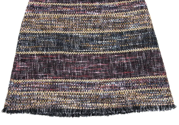ETRO Multicolor Tweed Mini Skirt K-169772_005