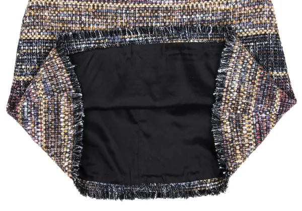 ETRO Multicolor Tweed Mini Skirt K-169772_007