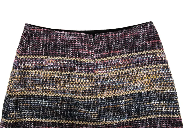ETRO Multicolor Tweed Mini Skirt K-169772_009