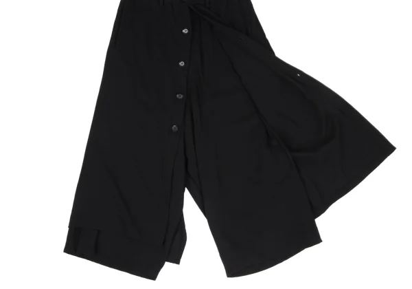 Yohji Yamamoto NOIR Wool Front Button Skirt Pants K-169773_010