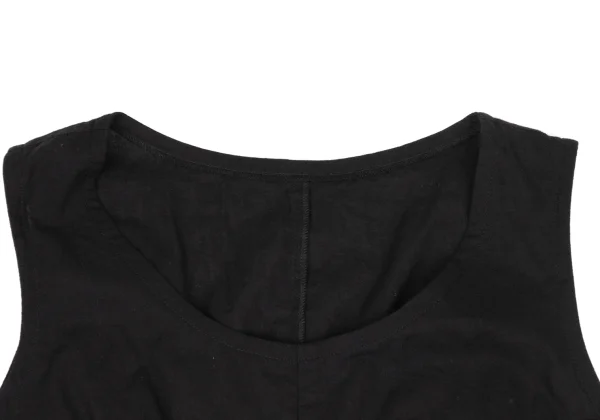 Yohji Yamamoto FEMME Cotton Dart Switching Sleeveless Top K-169774_004