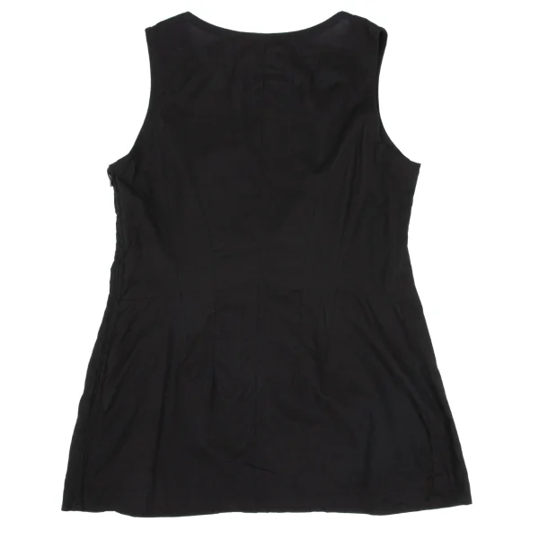 Yohji Yamamoto FEMME Cotton Dart Switching Sleeveless Top K-169774_010