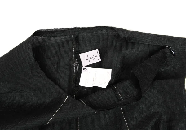 Yohji Yamamoto FEMME Cotton Poly Stitch Sleeveless Top K-169775_005