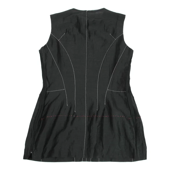 Yohji Yamamoto FEMME Cotton Poly Stitch Sleeveless Top K-169775_011