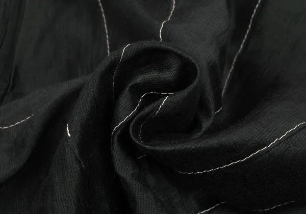 Yohji Yamamoto FEMME Cotton Poly Stitch Sleeveless Top K-169775_014