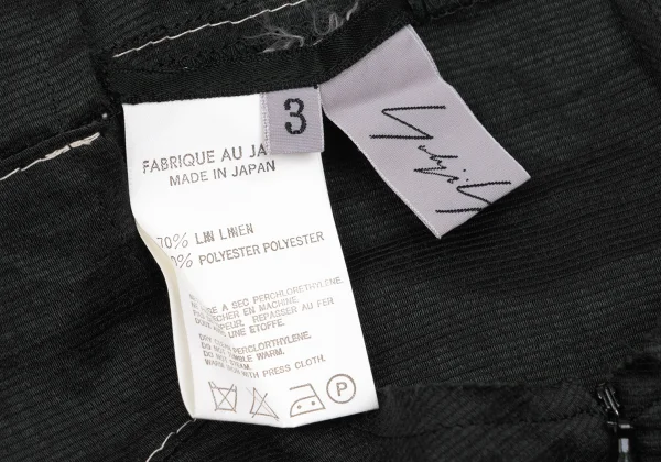 Yohji Yamamoto FEMME Cotton Poly Stitch Sleeveless Top K-169775_015