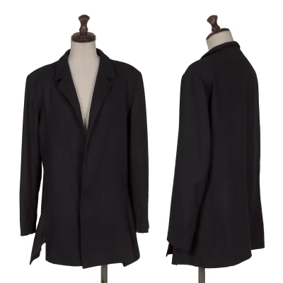 Yohji Yamamoto FEMME Wool Piping Slit Design Jacket