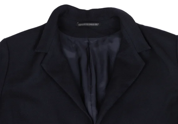 Yohji Yamamoto FEMME Wool Piping Slit Design Jacket K-169777_004