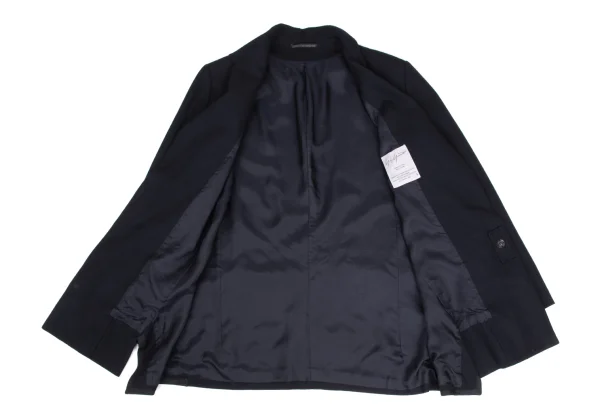 Yohji Yamamoto FEMME Wool Piping Slit Design Jacket K-169777_012
