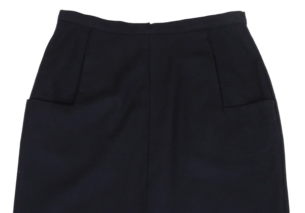 Yohji Yamamoto FEMME Wool Piping Slit Design Skirt K-169778_004