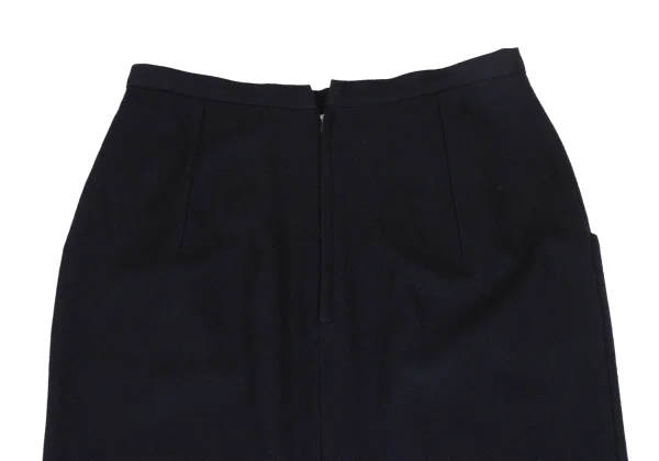 Yohji Yamamoto FEMME Wool Piping Slit Design Skirt K-169778_009