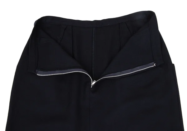 Yohji Yamamoto FEMME Wool Piping Slit Design Skirt K-169778_010