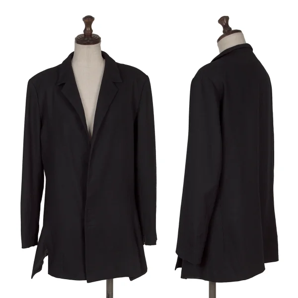 Yohji Yamamoto FEMME Wool Piping Slit Design Jacket & Skirt K-169779_002