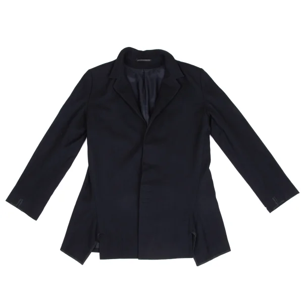 Yohji Yamamoto FEMME Wool Piping Slit Design Jacket & Skirt K-169779_003