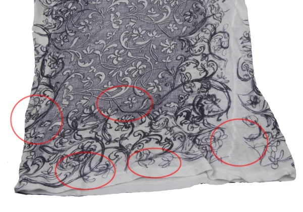 Jean Paul GAULTIER CLASSIQUE Arabesque Print Trim T-shirt K-169780_008